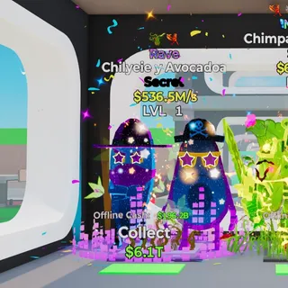 Rave Chilyeie y Avocadoa 536.5M/s 2 Traits Fortnite Steal the Brainrot