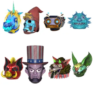 Fasnacht Glowing Mask