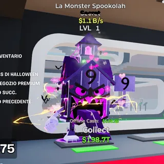 VOID LA MONSTER SPOOKOLAH 1.1B/s LVL 1 FORTNITE STEAL THE BRAINROT