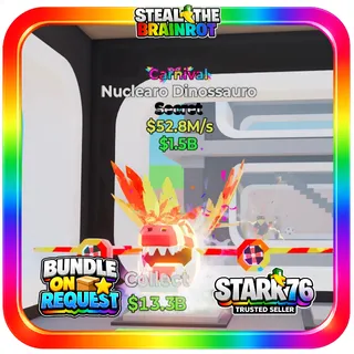 Carnival Nuclearo DinoSSauro Secret Fortnite Steal The Brainrot
