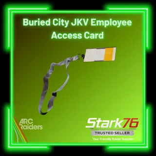 Buried City JKV Employee Access Card x8