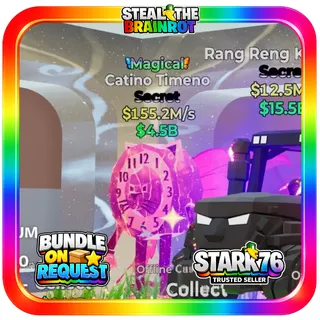 Magical Catino Timeno 155.2M/s Fortnite Steal The Brainrot