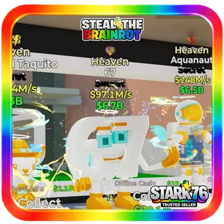 Heaven 67 97.1M/s (1 Trait) Steal The Brainrot
