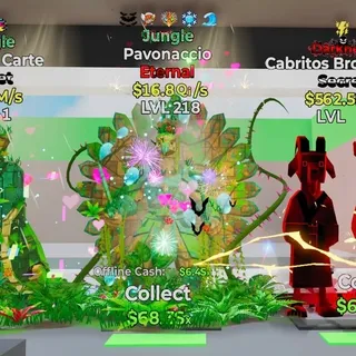 JUNGLE PAVONACCIO 16.8QI/S LVL 218 FORTNITE STEAL THE BRAINROT