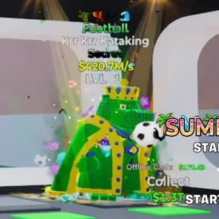 FOOTBALL KRR KRR KATAKING 4 TRAIT 420.7M/s STEAL THE BRAINROT FORTNITE