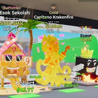 GOLD CAPITANO KRAKENFIRE STEAL THE BRAINROT FORTNITE