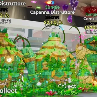 JUNGLE CAPANNA DISTRUTTORE 2QI/S LVL 178 FORTNITE STEAL THE BRAINROT