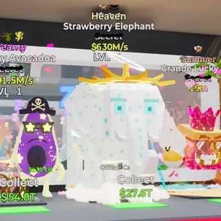 Heaven Strawberry Elephant 630M/s Fortnite Steal the Brainrot