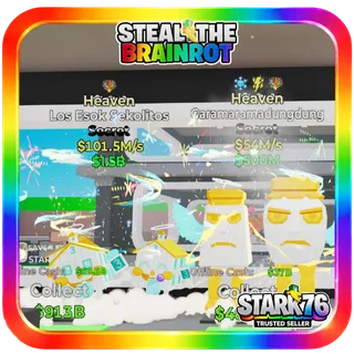 Heaven Los Esok Sekolitos + Garamaramadungdung Bundle Steal The Brainrot