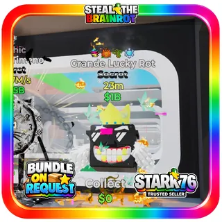 Grande Lucky Rot 23M Fortnite Steal The Brainrot