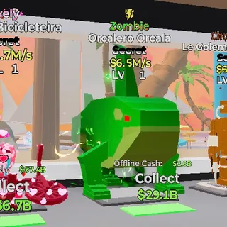 ZOMBIE ORCALERO ORCALA STEAL THE BRAINROT FORTNITE