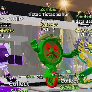 ZOMBIE TICTAC SAHUR STEAL THE BRAINROT FORTNITE