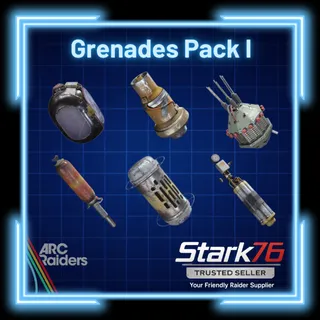 ARC Raiders Grenade Blueprints Pack (Smoke, Lure, Tagging, Blaze, Seeker, Trailblazer)