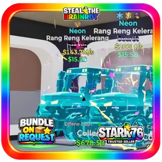 Neon Rang Reng Kelerang 143.7M/s Steal The Brainrot