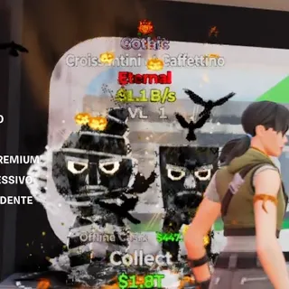 GOTHIC ETERNAL CROISSANTINI CAFFETTINO 1 TRAIT 1.1B/s STEAL THE BRAINROT FORTNITE