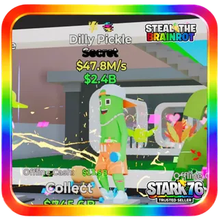 Dilly Pickle 2 Traits 47.8M/s Fortnite Steal The Brainrot