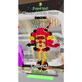 FOOTBALL CLOWN CLOWN SAHUR STEAL THE BRAINROT FORTNITE