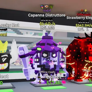 Void Capanna Distruttore 1.4Qi/s 3 Traits Fortnite Steal the Brainrot