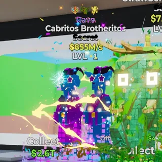 RAVE CABRITOS BROTHERITOS 855M/S LVL 1 FORTNITE STEAL THE BRAINROT