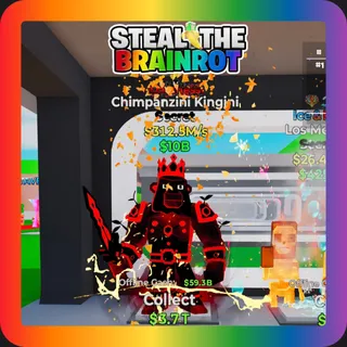 Fortnite Steal The Brainrot Darkness Chimpanzini Kingini Secret 10B