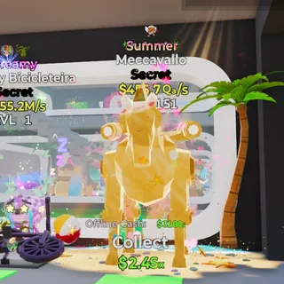 Summer Meccavallo 1 Trait 45.7Qa/s Fortnite Steal the Brainrot
