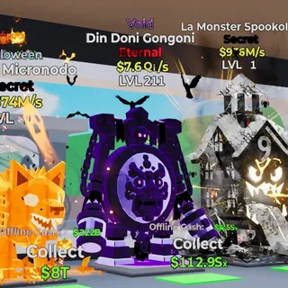 VOID DIN DONI GONGONI 7.6Qi/s LVL 211 FORTNITE STEAL THE BRAINROT