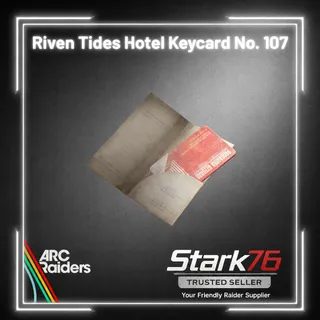 Riven Tides Hotel Keycard No. 107