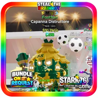 Football Capanna Distruttore Secret Fortnite Steal The Brainrot