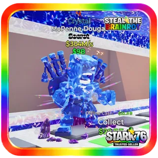 Fortnite Steal The Brainrot Crystal McPenne Dougal 304M/s