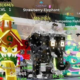 GOTHIC STRAWBERRY ELEPHANT 31.2Qa/s LVL 108 FORTNITE STEAL THE BRAINROT