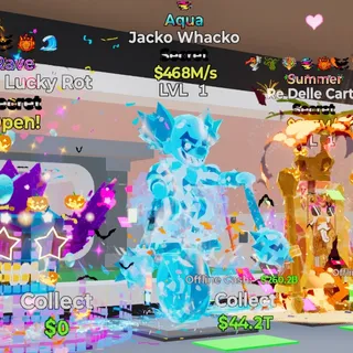 AQUA JACKO WHACKO 468M/s LVL 1 FORTNITE STEAL THE BRAINROT