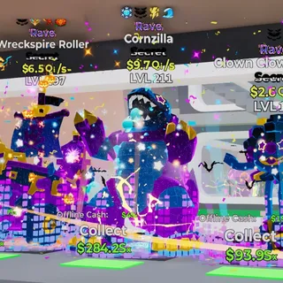 RAVE CORNZILLA 9.7QI/S LVL 211 4 TRAITS FORTNITE STEAL THE BRAINROT
