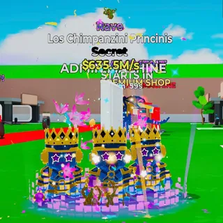 RAVE LOS CHIMPANZINIS PRINCINIS STEAL THE BRAINROT FORTNITE