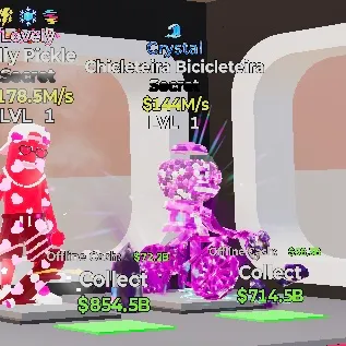 CRYSTAL CHICLETERIA BICICLETERIA STEAL THE BRAINROT FORTNITE