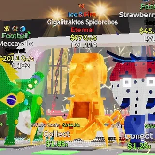 ICE & FIRE GIGALITRAKTOS SPIDOROBOS 1 TRAIT STEAL THE BRAINROT FORTNITE