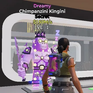 DREAMY CHIMPANZINI KINGINI STEAL THE BRAINROT FORTNITE