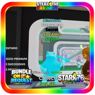 Diamond Tatoruman12.6M/s Fortnite Steal The Brainrot