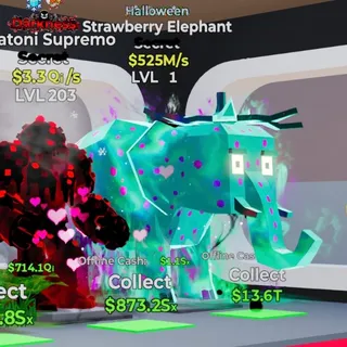 HALLOWEEN STRAWBERRY ELEPHANT 525M/s LVL 1 FORTNITE STEAL THE BRAINROT