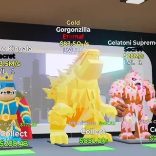 GOLD GORGONZILLA STEAL THE BRAINROT FORTNITE