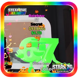 Rainbow 67 1 Trait 93.8M/s Fortnite Steal The Brainrot