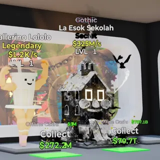 GOTHIC LA ESOK SEKOLAH STEAL THE BRAINROT FORTNITE