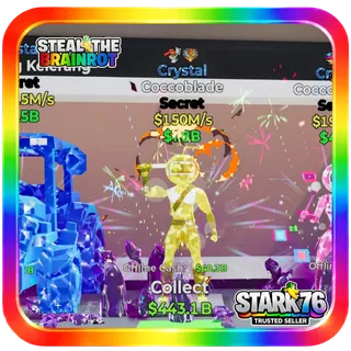 Crystal Coccoblade 150M/s Fortnite Steal The Brainrot