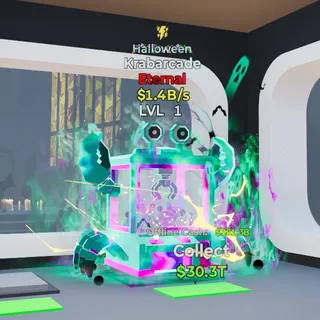 HALLOWEEN KRABARCADE 1.4B/s LVL 1 FORTNITE STEAL THE BRAINROT