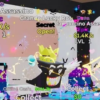 GRANDE LUCKY ROT FORTNITE STEAL THE BRAINROT