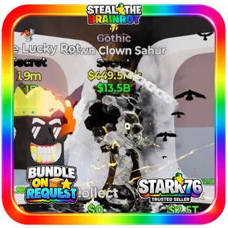Gothic Clown Clown Sahur 449.5M/s Fortnite Steal The Brainrot