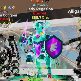 HALLOWEEN LADY PEGASINA 4 TRAITS 55.7Qi/s FORTNITE STEAL THE BRAINROT