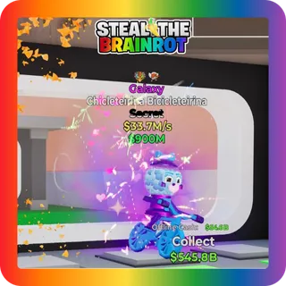 Fortnite Steal The Brainrot Galaxy Chicleteirina Bicicleteirina Secret 33.7M/s 2 Traits