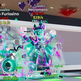 HALLOWEEN NECROMANO 2B/s LVL 1 FORTNITE STEAL THE BRAINROT