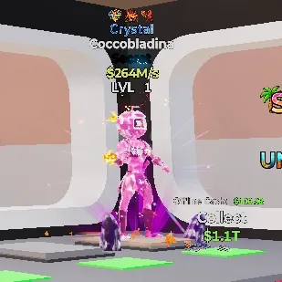 CRYSTAL COCCOBLADINA 3 TRAIT STEAL THE BRAINROT FORTNITE