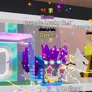 RAVE GRANDE LUCKY ROT FORTNITE STEAL THE BRAINROT